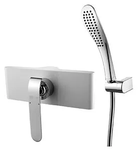 Душевая система со смесителем для ванны Lemark Melange белый/хром LM4962CW Душевая система со смесителем для ванны Lemark Melange белый/хром LM4962CW, 3