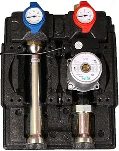 Насосный модуль с прямым контуром 1½&quot;н х 1&quot;в WATTS HK25 10026634 с насосом Wilo Star RS 25/6 180, 1