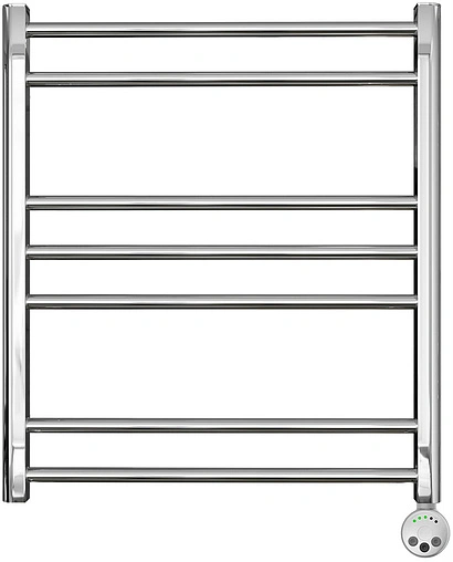 Полотенцесушитель электрический лесенка Lemark Poseidon П7 600х500 полированная сталь LM42607E