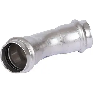 Уголок пресс двухраструбный 28мм угол 45° Sanha NiroSan 9041 6904128 Уголок пресс двухраструбный 28мм угол 45° Sanha NiroSan 9041 6904128, 4