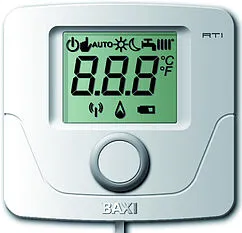 Комнатный терморегулятор для котлов LUNA Platinum+ и LUNA Duo-tec MP Baxi QAA 55 белый 7101061--