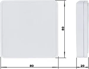 Беспроводной датчик температуры пола Valtec SMART белый VT.C8.F.0, 2