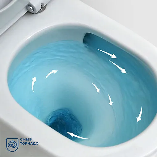 Унитаз-компакт безободковый BelBagno Tre Tornado белый BB673CP-MN-TOR/SC