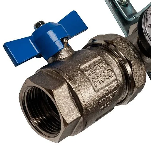 Группа коллекторная с расходомерами 12 отводов 1&quot;в/в x ¾&quot;ек Stout SMS 0907 000012