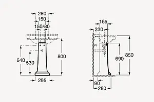 Пьедестал Roca Carmen белый 3370A0000, 2