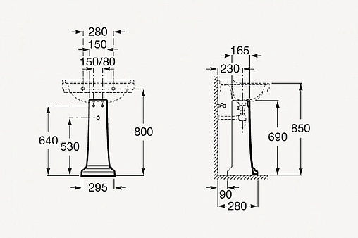 Пьедестал Roca Carmen белый 3370A0000