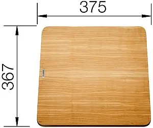 Разделочная доска Blanco бук 229421 Разделочная доска Blanco бук 229421, 2