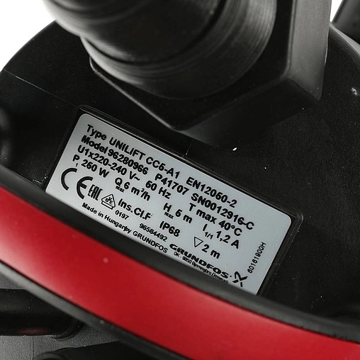 Насос дренажный Q=6м³/ч H=5м Grundfos UNILIFT CC5 A1 96280966