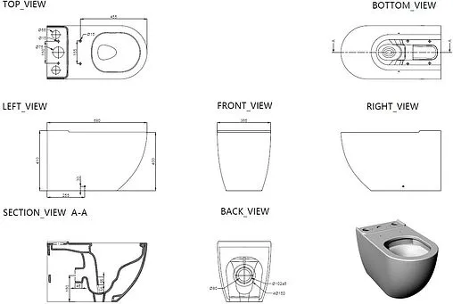 Унитаз-компакт безободковый Allen Brau Priority Tornado белый 4.31006.20+4.31007.20