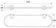 Полка IDDIS Vico хром VICSBG0i44