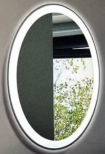 Зеркало с подсветкой Continent Verso Led 57 белый ЗЛП40, 1