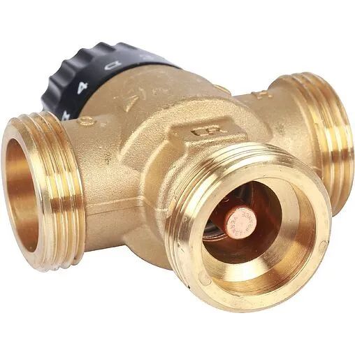 Трехходовой термостатический смесительный клапан 1&quot; +30...+65°С Kvs 2.3 Stout SVM-0125-236525