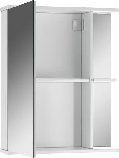 Шкаф-зеркало Айсберг Норма 1-55 L белый DA1603HZ