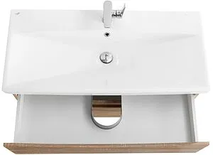 Тумба-умывальник подвесная BelBagno MARINO-CER 80 Rovere Bianco MARINO-CER-800-2C-SO-WO-P+BB-0322-80-LVB, 4