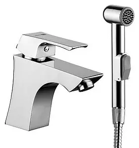 Смеситель для раковины с гигиеническим душем Lemark Unit хром LM4516C Смеситель для раковины с гигиеническим душем Lemark Unit хром LM4516C, 1