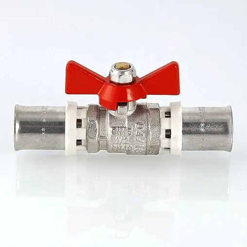 Кран шаровый для мп трубы 16мм x 16мм Valtec VT.243.N.1616
