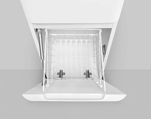 Шкаф-пенал подвесной с бельевой корзиной Am.Pm Bliss D 34 R белый глянец M55CHR0341WG