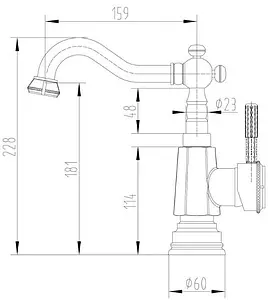 Смеситель для кухни Lemark Jasmine черная бронза LM6604ORB Смеситель для кухни Lemark Jasmine черная бронза LM6604ORB, 2