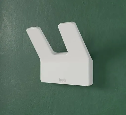 Крючок двойной IDDIS Slide белый матовый SLIWT20i41