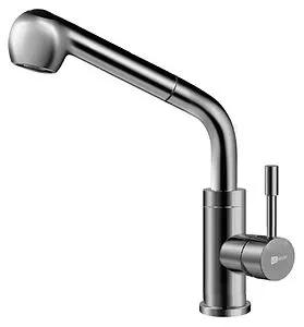 Смеситель для кухни с выдвижным изливом Lemark Expert нержавеющая сталь LM5076S Смеситель для кухни с выдвижным изливом Lemark Expert нержавеющая сталь LM5076S, 3