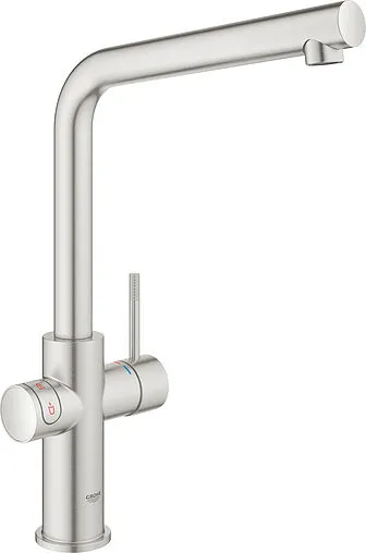 Смеситель для кухни с фильтром и встроенным нагревом воды Grohe Red II Duo суперсталь 30327DC1 Смеситель для кухни с фильтром и встроенным нагревом воды Grohe Red II Duo суперсталь 30327DC1