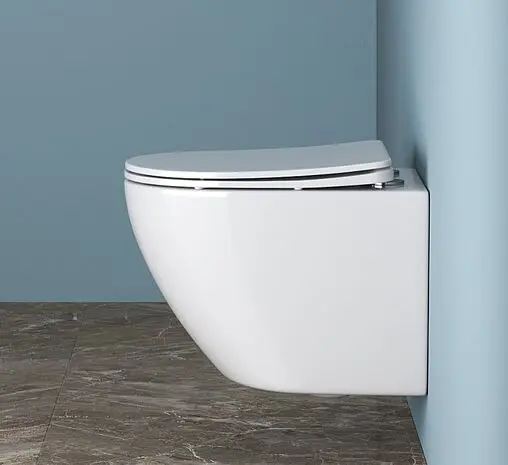 Комплект 5 в 1 BelBagno Uno BB3105CHR/SC/BB002-80/BB014-SR-BIANCO с кнопкой белый глянцевый