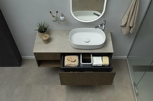 Тумба-умывальник подвесная Allen Brau Infinity 120 R дуб 1.21008.NO+