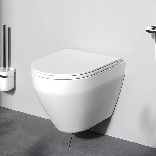 Унитаз подвесной безободковый Am.Pm Spirit 2.0 FlashClean белый матовый C701700MWSC Унитаз подвесной безободковый Am.Pm Spirit 2.0 FlashClean белый матовый C701700MWSC