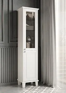 Шкаф-пенал напольный Roca Carmen 44 белый матовый ZRU9307846, 4