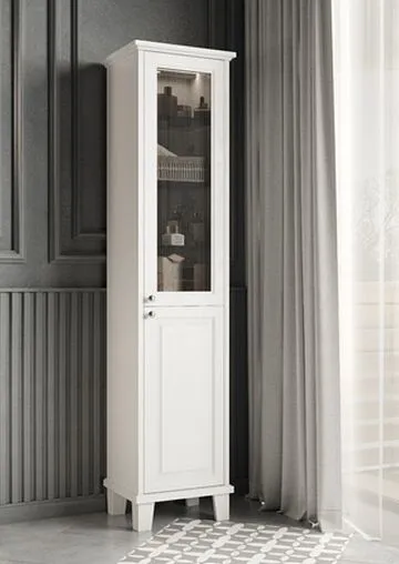 Шкаф-пенал напольный Roca Carmen 44 белый матовый ZRU9307846