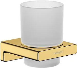 Стакан Hansgrohe AddStoris полированное золото 41749990 Стакан Hansgrohe AddStoris полированное золото 41749990, 1