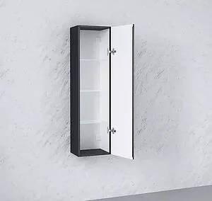 Шкаф-пенал подвесной Raval Facet 33 антрацит Fac.04.120/P/A/RL, 3