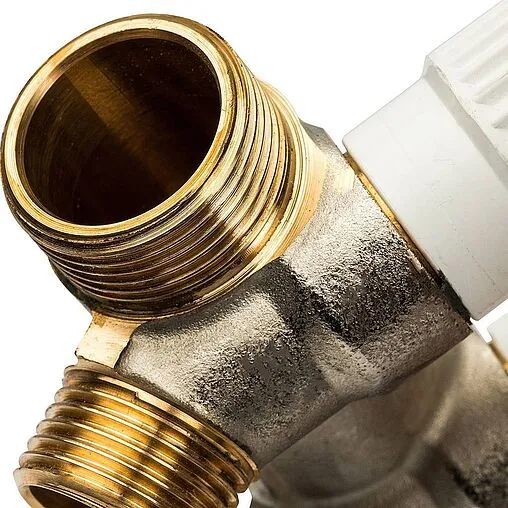 Коллектор запорно-балансировочный проходной 4 отвода ¾&quot;в/н x ½&quot;н Luxor CP 464 68512604