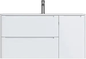 Тумба под умывальник подвесная IDDIS Edifice 100 белый EDI10W1i95 Тумба под умывальник подвесная IDDIS Edifice 100 белый EDI10W1i95, 4
