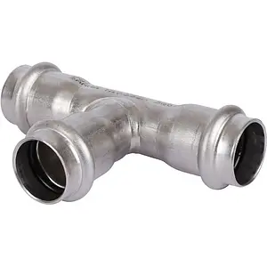 Тройник пресс соединительный 22мм Sanha NiroSan 9130 6913022, 1