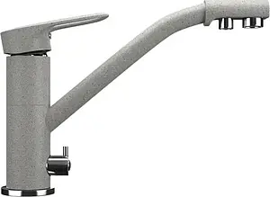 Смеситель для кухни с подключением к фильтру Ulgran серый беж U-010-310 Смеситель для кухни с подключением к фильтру Ulgran серый беж U-010-310, 1