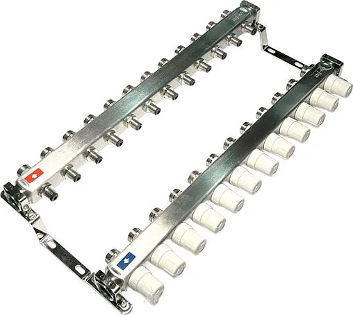 Группа коллекторная без расходомеров 13 отводов 1&quot;в/в x ¾&quot;ек Uni-fitt OPTIMAL 451B4313.RU