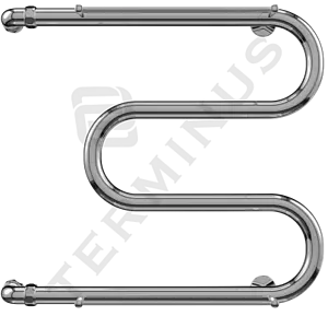 Полотенцесушитель водяной Terminus М-образный с/п AISI 32х2 600х700 полированная сталь 4620768880568 Полотенцесушитель водяной Terminus М-образный с/п AISI 32х2 600х700 полированная сталь 4620768880568, 1