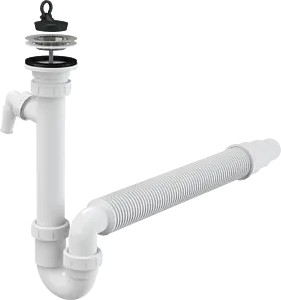 Сифон трубный для мойки AlcaPlast A830-DN50/40 Сифон трубный для мойки AlcaPlast A830-DN50/40, 1