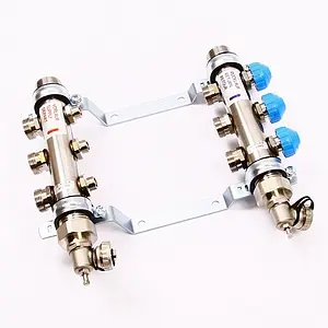 Группа коллекторная без расходомеров 3 отвода 1"н/н x ¾"ек Uni-fitt 456W4303 Группа коллекторная без расходомеров 3 отвода 1"н/н x ¾"ек Uni-fitt 456W4303, 2