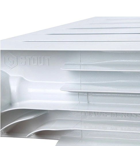 Радиатор биметаллический 5 секций нижнее правое подключение Stout Space 500 SRB-0320-050005