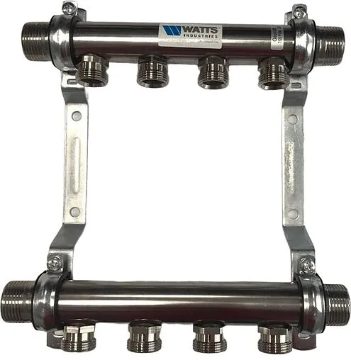 Группа коллекторная распределительная 4 отвода 1&quot;н/н x ¾&quot;ек Watts HLV2000 VA 10080776