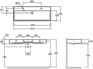 Раковина Jacob Delafon Rythmik 80 белый XP112K-00, 2