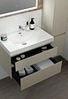 Тумба-умывальник подвесная Kerama Marazzi Cubo 80 лимо CUB.80.2\LIM+CU.wb.80