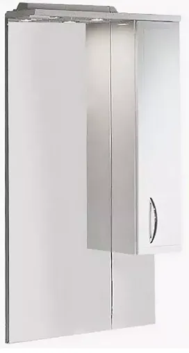 Шкаф-зеркало Aquaton Марсия 67 R белый 1A007502MS01R