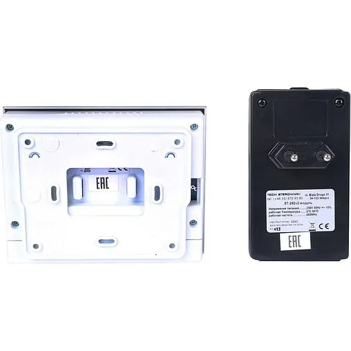 Беспроводной комнатный двухпозиционный регулятор котла TECH ST-292 v2 белый WG.11.0422