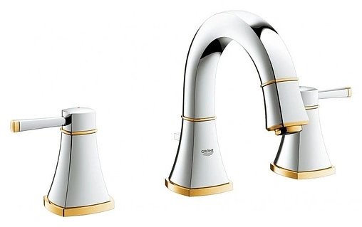 Смеситель для раковины Grohe Grandera хром/золото 20417IG0