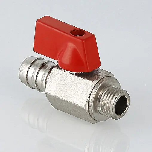 Кран шаровый со штуцером ¼"н x 14ш Valtec VT.435.N.02