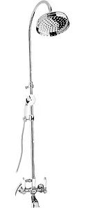 Душевая система со смесителем для ванны Cezares First хром FIRST-CVD-01-Bi Душевая система со смесителем для ванны Cezares First хром FIRST-CVD-01-Bi, 1