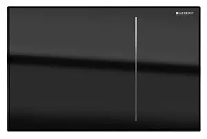 Клавиша смыва для унитаза Geberit Sigma 70 115.620.SJ.1 стекло/черный, 1